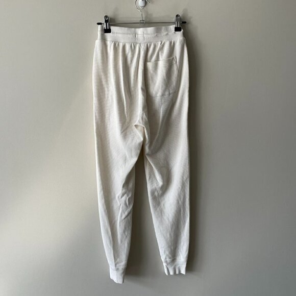 SUNDAY Best Baby Waffle Jogger Waffle Knit Pants High Rise White XXS - Picture 3 of 9